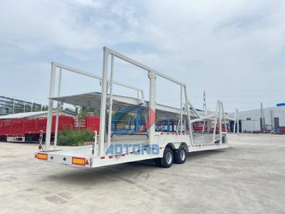 China Hydraulic Deck Car Carrier Semi Trailers Vehicle Transport Truck Trailer for sale