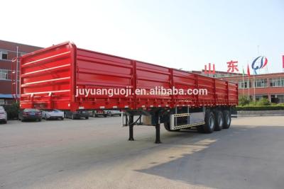 China Stake Side Wall Truck Trailers Cargo Carrier Sidewall Semi Trailers To Sudan for sale