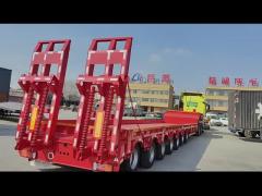 lowboy truck trailers