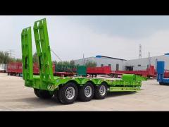 heavy loading lowbed semi trailer