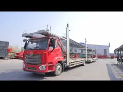 3 Axles Car Carrier Semi Trailer with Steel Material and 40000KG Payload