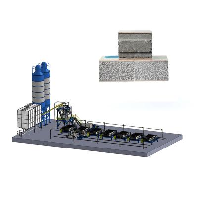 China Automatic Precast Concrete ENV Wall Panel Machine Sandwich Wall Panel Cavity Core Wall Panel Production Line for sale