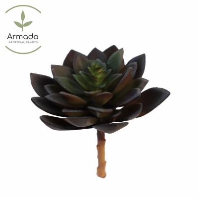 China Long life specializing in the production of plastic succulent plants artificial lifelike natural appearance touch single branch for sale