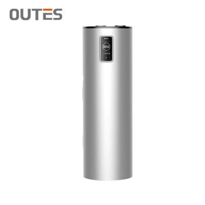 China Hotel High Cop Sanitary Air Source Heat Pump Water Heater With Enamel Tank for sale