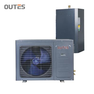 China Hotel Inverter EVI Air To Water Water Heater House Heating Heat Pump Residential Monoblock Heat Pump for sale