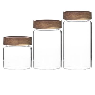 China Food 580ml 330ml Airtight Peanut Butter Container Food Honey Jam Glass Jar Packaging With Screw Top Lid for sale