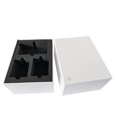 China Matte White Luxury Foam Packaging Paper Box Recyclable Custom Premium Electronics Gift Cardboard Insert for sale