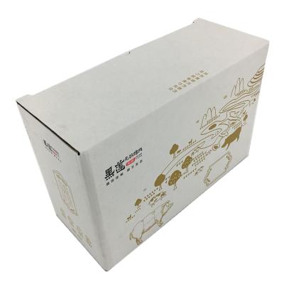 China Recyclable Custom Printed Pattern Design High Quality Corrugated Paper Packaging And Shipping Carton for sale