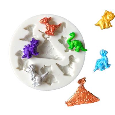 China Dino Mold Silicon Molds Viable Dinosaur Silicone Fondant for sale