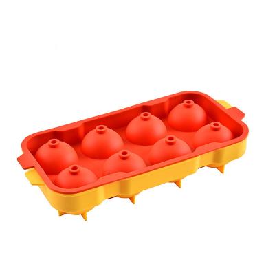 China Viable 4/6/8 Cavity Sphere Ice Silicone Molds for sale