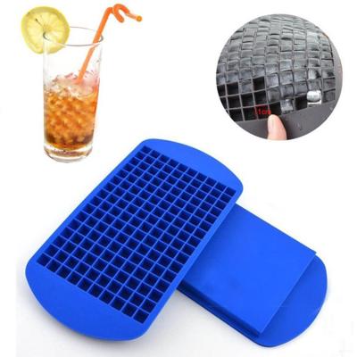 China Silicone Ice Cube Tray 160 Cavity Square Silicone Mold Silicone Ice Stored Ice Tools for sale