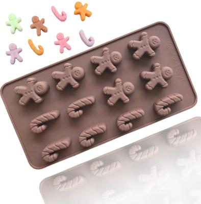 China Sustainable Christmas Chocolate Molds Silicone Mold For Chocolate for sale