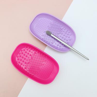 China Makeup Brush Cleansing Silicone Makeup Brush Pad Spot Pad Beauty Rubbing Tools for sale