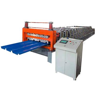 China Building Material Stores Double-Layer Commonly Used Steel Roof Coiling Machine For Roofing for sale