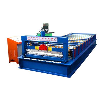 Китай Building Material Stores Tile Making Machine C8 Automatic Russian Color Roof Tile Machine продается