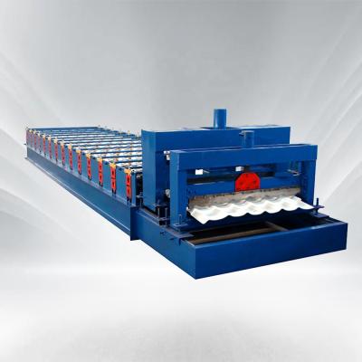 中国 Factory 1000 Bamboo Type Glazed Aluminum Sheet Sheet Roofing Rolls Forming Machine 販売のため