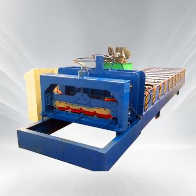 中国 Sheet Forming Machine 840 Corrugated Roof Panel Color Glazed Tile Roll Forming Machine 販売のため