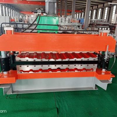 中国 850mm(Double Layer Roof)/860mm(Down)/Coating Roll Forming Machine, Metal Roof Coating Sheet Roll Forming Machine 販売のため