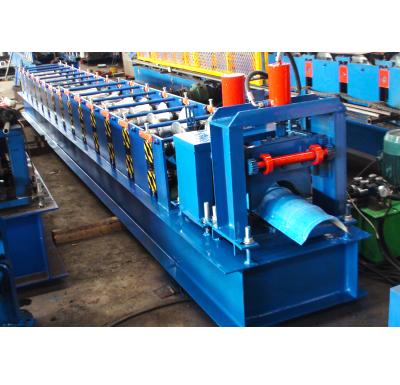 中国 Automatic Colorful Steel ROOF Botou Hydraulic Glaze Metal Roof Ridge Cap Tile Roll Forming Machine 販売のため