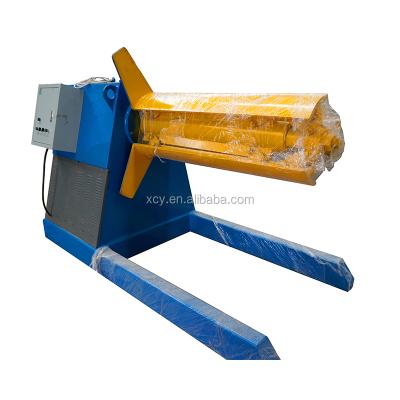 China Building material stores 5 ton 7 ton hydraulic material uncoiler decoiler machine à venda