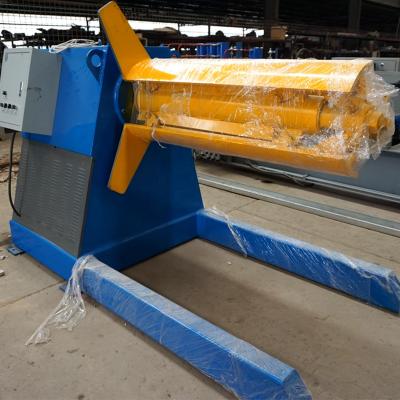 China Factory steel sheet material hydraulic decoiler uncoiler machine à venda