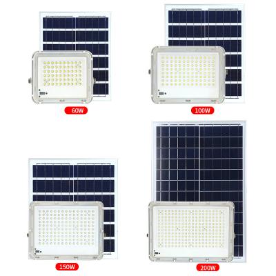 China Warehouse LIGHTSINCERE Flood Light 100w Solar Water Proof Outdoor Led Flood Lights for sale