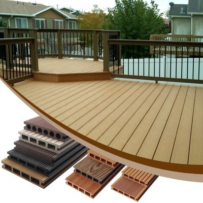 China Modern Wood Plastic Composite Decking Engineered Flooring Wpc Decking Boards Wood Plastic Composite Decking for sale