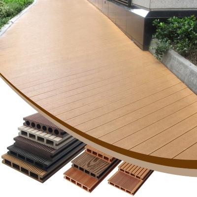 China Modern Natural Wooden Decking 3d Wood Plastic Grain Embossing Composite Decking Composite Decking for sale