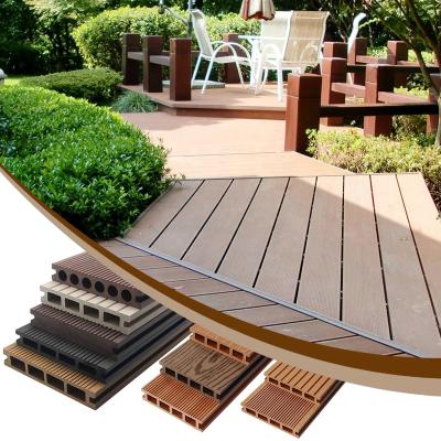 China Modern Wood Plastic Wpc Deck Coextrusion Composite Decking for sale