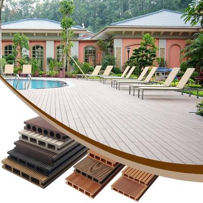 China Modern Wood Plastic Composite Decks Eco-friendly Weatherability Pool Wpc Decking Wpc Composite Pool Decking for sale