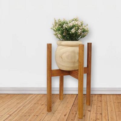 China 6in 8in Planter Stand Modern High Quality 12in Bamboo Flower Stand for sale