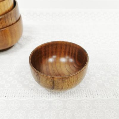 China Sustainable Bamboo Fiber Bamboo Bowl Wooden Bowl Salad Bowl for sale