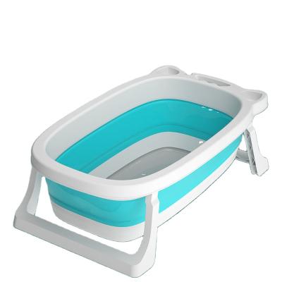 China Eco-freindly Baby Tub Folding Baby Tub Can Sit Or Lie Down Folding Bathtub For Babies for sale