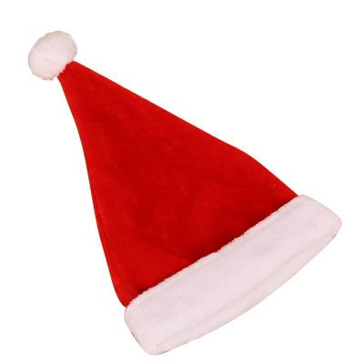 China Modern Christmas Hat Props Christmas Ornaments Adult Gold Velvet Christmas Santa Hats Sombrero Hats for sale