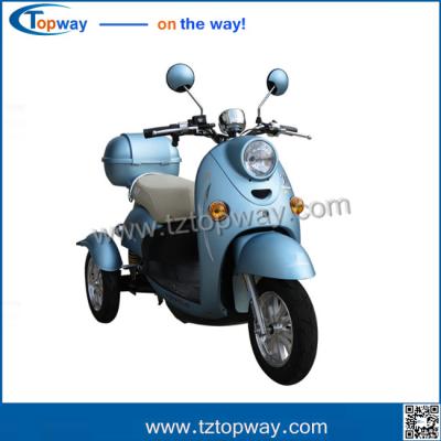 China 48v 500W 2017 New design model  3 Wheel fully adult electric cargo tricycle for sale