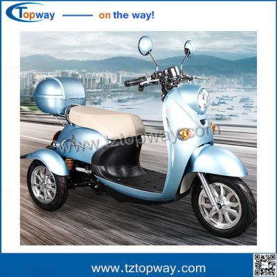 China electric chinese mini closed passenger electric tricycle 48v 600w motor power for sale