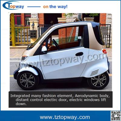 China driving speed 55km/h export to Korea four wheel 4kw motor electric vehicle car for sale