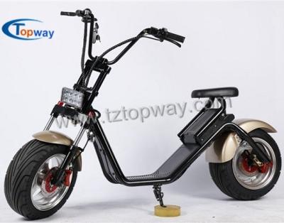 China Popular Halley Electric Scooter 1000W 60V Fat Tyre Citycoco for sale