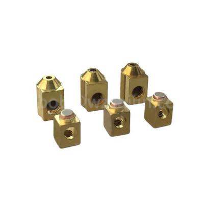 China Switch M3 Thread Brass Blocks Terminal Contact For Lamp Socket Socket Contact Assembly Kits Socket for sale