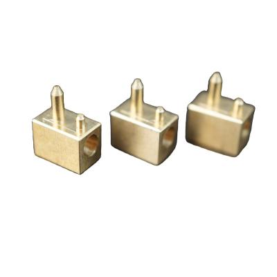 China Switch M3 Wire Brass / Phosphor Copper Lug Block For Lamp Socket Socket Contact Parts for sale