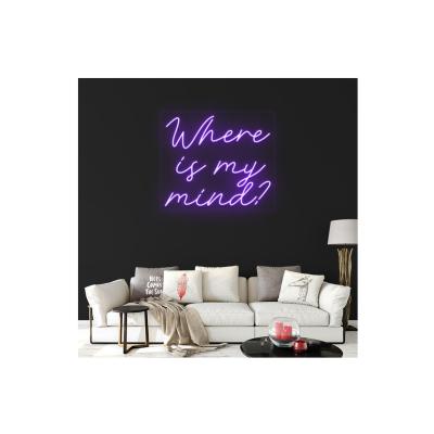 China Indoor where's my mind neon sign for sale