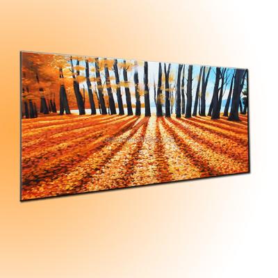 China High Quality Living Room Handmade Oil Painting Abstract Autumn Landscape for sale