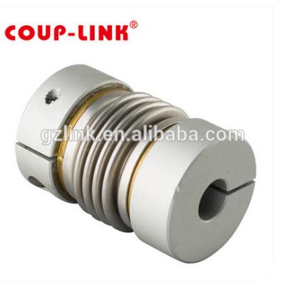 China Aluminum Coup-Link High Torsion Spring Bellows Coupling for sale