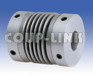 China LK6 Aluminum Bellows Flange Flexible Shaft Type Coup-link Flange Aluminum Coupling for sale