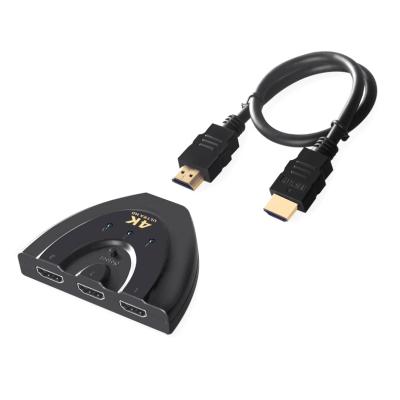 China Wholesale Multimedia Factory CE Certificate 4K*2K HDMI 3 Port Changer 3 In 1 HDMI Switch 3x1 for sale