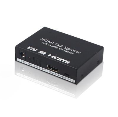 China Metal HDMI Splitter Hdmi 2x1 Splitter With Extractor Audio Hdmi Audio Extractor for sale