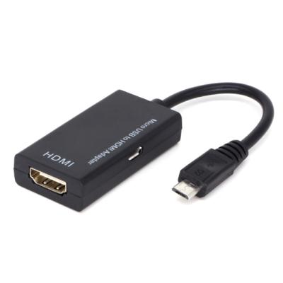 China copper usb to hdmi video converter micro usb to hdmi hdtv cable adapter with audio output for computer for sale