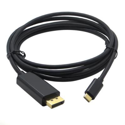 China Wholesale High Speed ​​4K 2K USB C Computer to DisplayPort Cable Type C to DP Cable for Laptop Smartphone and More USB C Device for sale