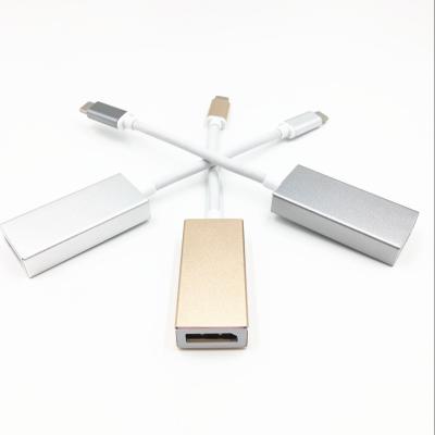 China High Quality COMPUTER Pleasure Series Aluminum Alloy Type-C to DP USB HUB Converter Multifunctional Adapter for sale