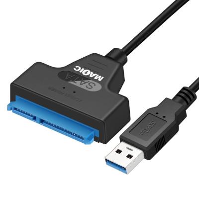 China COMPUTER sells 0.2m USB 3.0 to SATA 7+15 Adapter Converter Wholesale Cable USB to Sata for hdd 2.5 for sale